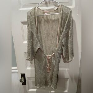 Vintage Victoria's Secret Gold Label Shimmering Robe